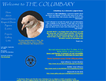 Tablet Screenshot of columbary.dovepage.com